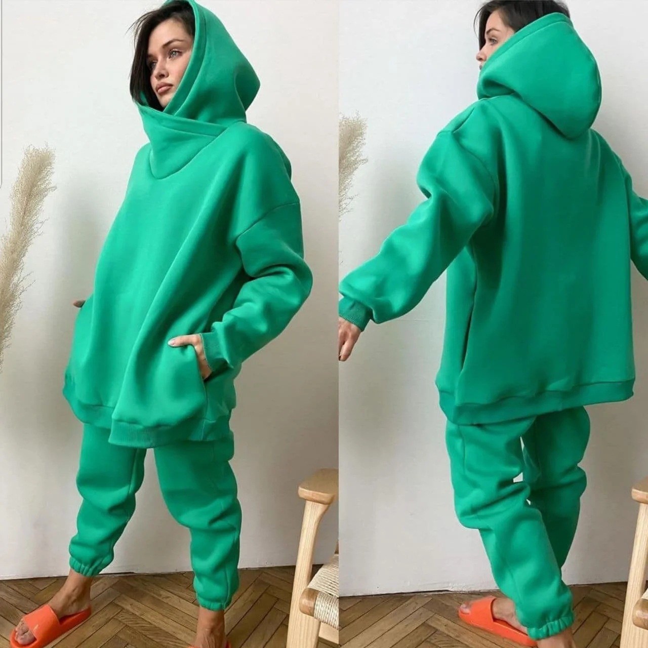 女性用カジュアルスポーツスーツ 秋冬ファッション 新作 ルー - Men'S Fashion Zipper Hoodie のレビューと価格