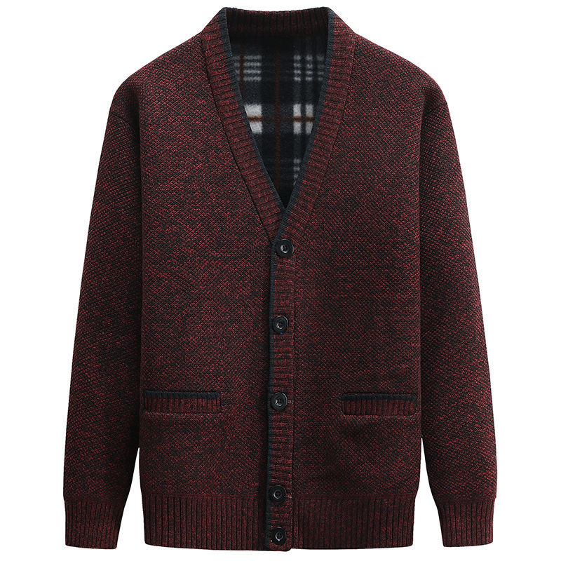 メンズニットVネックカーディガン,厚手のVネックセーター,暖 - Men'S Fashion V Neck Sweater のレビューと価格