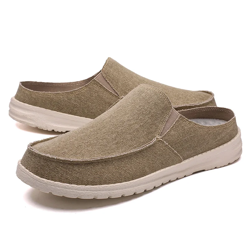 裸足の男カジュアル靴カバー軽量とローファー通気性ハーフドラッ - Men'S Fashion Loafers のレビューと価格