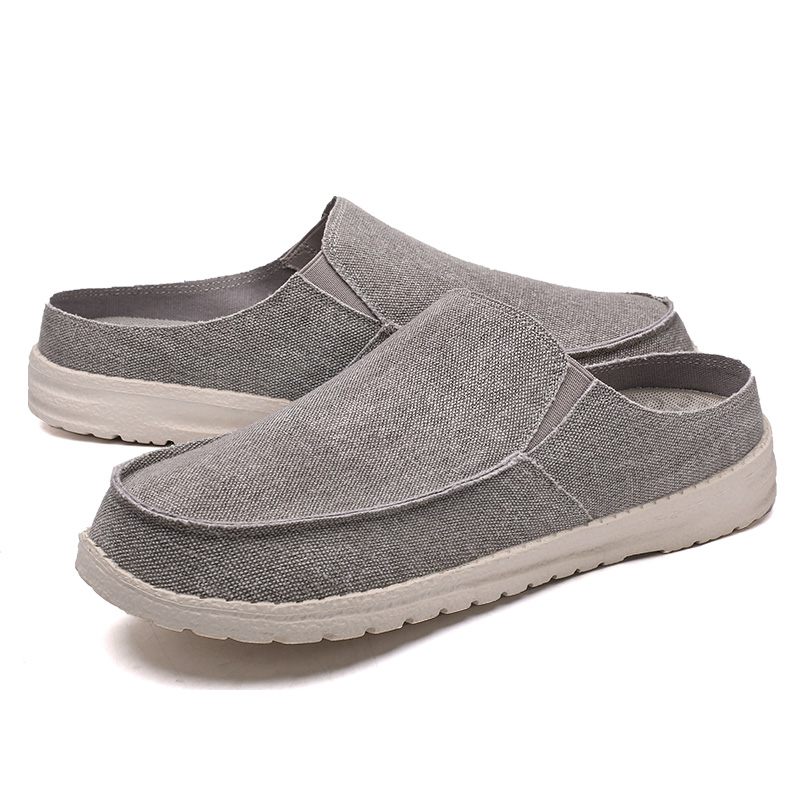 裸足の男カジュアル靴カバー軽量とローファー通気性ハーフドラッ - Men'S Fashion Loafers のレビューと価格